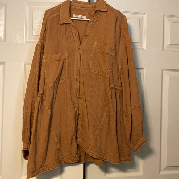 Free People Tops - Free People Classic Swing Top in Rust Size S